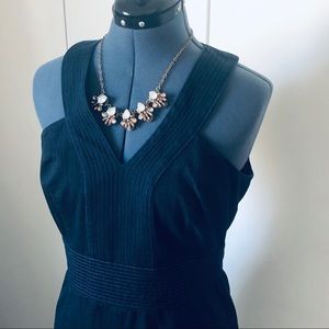 Denim stretch sheath dress